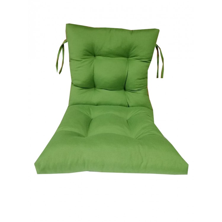 Yeşil Renk Arkalıklı Sandalye Minderi 90x45 cm 4 Adet Takım Her Ebatta Hazırlanır -Fitsdekor